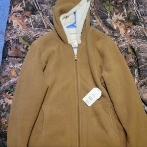 Faded Glory Bonded Sherpa Hoodie Jacket